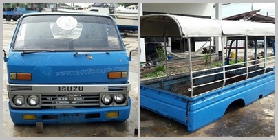 หัวเก๋ง ISUZU พร้อมกระบะมีหลังคา