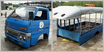 หัวเก๋ง ISUZU พร้อมกระบะมีหลังคา