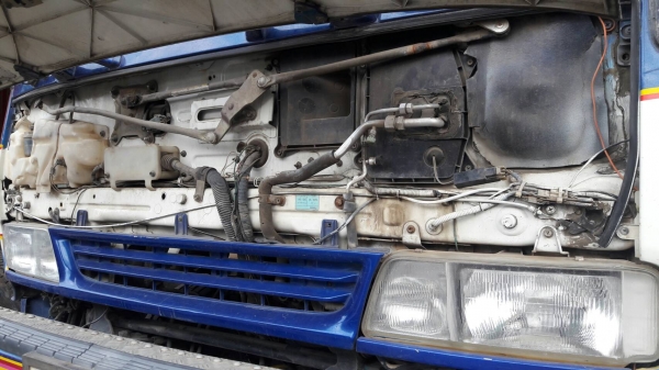 พ่วง 22 ล้อ ISUZU FXZ270 EURO2 เครื่องดำ กระบะอลูมิเนียม ดั๊ม หิน ทราย แม่-ลูกปี 47 ตัวลูก 3 คานยัด 