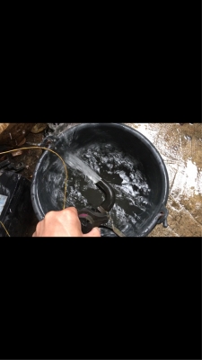 ปั้มน้ำไฟฟ้า Benz 12 V ท่อเข้า-ออก 6 หุน เก่าญี่ปุ่น