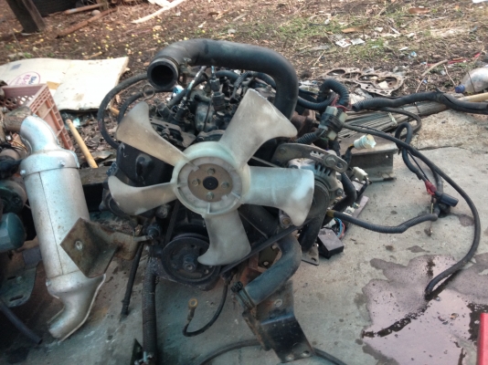 ขายเครื่องยนต์3สูบมิตซูL3A 15แรงเก่าญี่ปุ่น