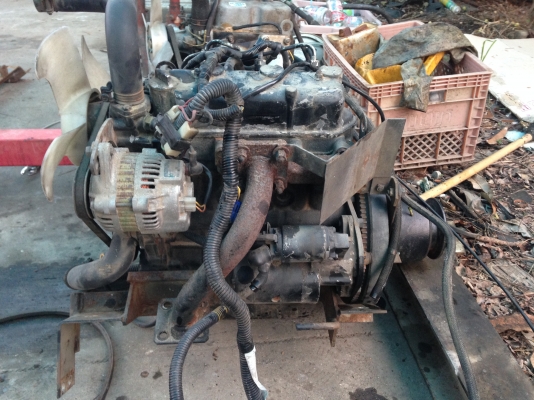 ขายเครื่องยนต์3สูบมิตซูL3A 15แรงเก่าญี่ปุ่น