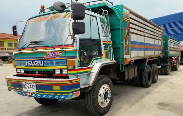 สิบล้อ.พ่วง อีซูชุ ร็อคกี้ FXZ13NFY.วาง 240โบว์ แม่-ลูก 2คาน ดั้ม.กะบะมีเนียม รถสวยสภาพดีบางเดิมพร้อมใช้งาน ทะเบียนพร้อมโอน สิบล้อ.พ่วง อีซูชุ ร็อคกี้ FXZ13NFY.วาง 240โบว์ แม่-ลูก 2คาน ดั้ม.กะบะมีเนียม รถสวยสภาพดีบางเดิมพร้อมใช้งาน ทะเบียนพร้อมโอน