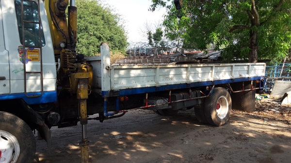 ขาย 6 ล้อเครน 3 ตัน  NISSAN UD 205 เทอร์โบว์ TADANO 3 ปอก กระบะยาว 5.80 เอกสารทะเบียนครบ ราคา 380,000 พิกัดรถ อ. ประทาย จ.นครราชสีมา สนใจติดต่อ 093-4906005