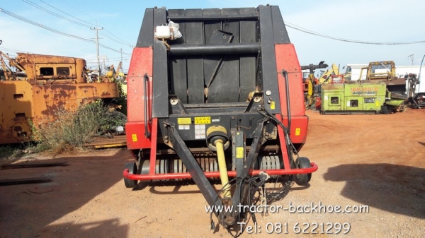 ตัวใหญ่กว่าเดิมครับ เครื่องม้วนฟาง ม้วนหญ้า ม้วนใบอ้อย ติดรถไถนา แทรคเตอร์