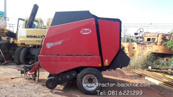 ตัวใหญ่กว่าเดิมครับ เครื่องม้วนฟาง ม้วนหญ้า ม้วนใบอ้อย ติดรถไถนา แทรคเตอร์