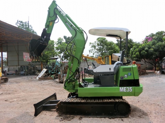 รถขุด MITSUBISHI ME035 ระบบไว เครื่องสวย เอวแน่น คอนโทนสั้น ปั้มนิ้ว แทรคเหล็ก เก่านอกญี่ปุ่น ราคา 330,000 บาท สนใจติดต่อ:096-5411713 หรือ 092-5768909