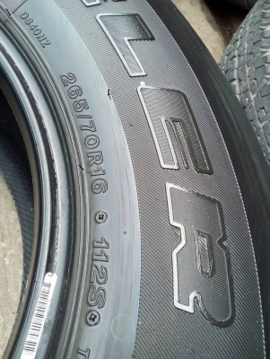 265/70R16  BRIDGESTONE ชุด 4 เส้น  tel. 063-286-3551 , 081-427-3941