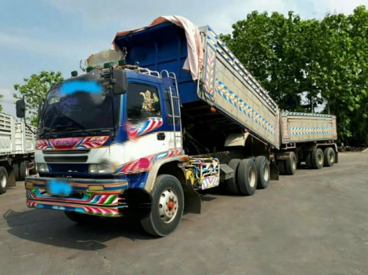 ขาย 1,725,000 ISUZU270.EURO 2 ปี 47 เครื่องดำ.เดิมเกียร์เดิม.แม่ลูกดั้ม3เพลา หัวบาง ยางดี คัชซีสวย เ