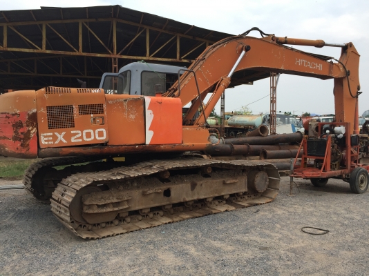 ขายรถแบคโค HITACHI EX200-2 เครื่อง ปั้ม แรง เอวมีขยับนิดหน่อย ใบขนาด 80 โซ้สะภาพ 80\% มูมฮาร์มสวย เอกสารเล่มทะเบียน ราคา425000 สนใจมาดูรถได้ที่ 081-3531946 ลาย ID 081-3531946 ต่อ.บางนา รถอยู่ กทม