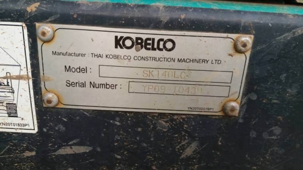 ขาย 1,850,000 KOBELCO SK 140-8 super X ทำงาน 9,000 ชม.ไฟฟ้าพร้อม เครื่องดี ปั้มแรง เอวดี โซ่อ่อน รอนเลอร์ดี เอกสารแจ้งจำหน่าย   รถอยู่ สุรินทร์ โทร&amp;ไอดีไลน์ 0610710295