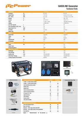 เครื่องปั่นไฟ 8kw 1เฟส สินค้าพร้อมส่ง รับประกัน 1ปี