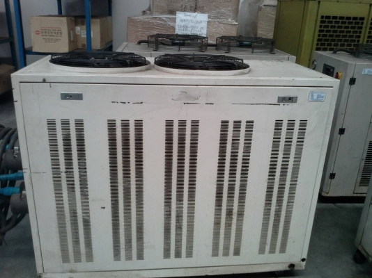 ขายเครื่องทำน้ำเย็นอุตสาหกรรม chiller ขนาด 5 ตัน ton สภาพดีราคาถูก