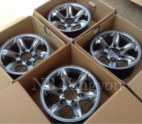 ล้อแม็ก Isuzu เล็บเหยี่ยวแท้ขอบ16 กลึงดุมแล้ว ล้อแม็ก Isuzu เล็บเหยี่ยวแท้ขอบ16 กลึงดุมแล้ว