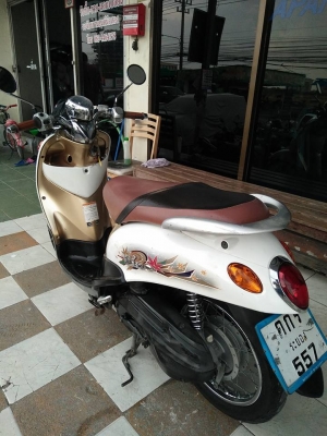 Yamaha Fino สีขาวพรีเมี่ยม ปี 2554 ขับนิ่มมากๆ ราคาถูก