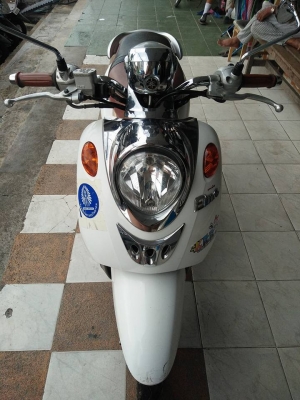 Yamaha Fino สีขาวพรีเมี่ยม ปี 2554 ขับนิ่มมากๆ ราคาถูก