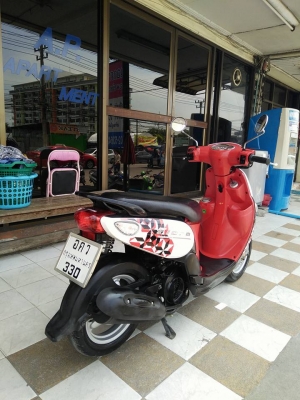 Yamaha Fiore สีขาวแดงดำ ปี 2555 รถสวยน่ารัก ขับง่าย น่าใช้ฝุดๆ