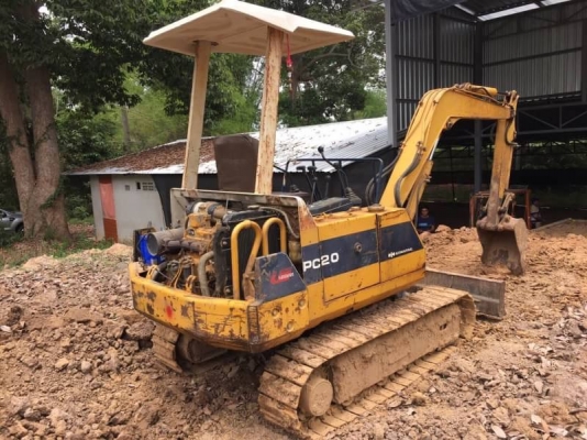 เก่านอก 6 เดือน 245,000 บาท KOMATSU PC20-6 เครื่องดี ปั้มแรง โช่หนา เอวแน่น เอกสารอินวอนท์   รถอยู่ จ.ร้อยเอ็ด โทร&amp;ไอดีไลน์ 0610710295