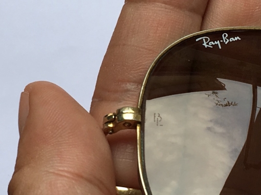ขายแว่น Ray Ban outdoorsman usa. ออโต้สีชา ขนาด62mm.