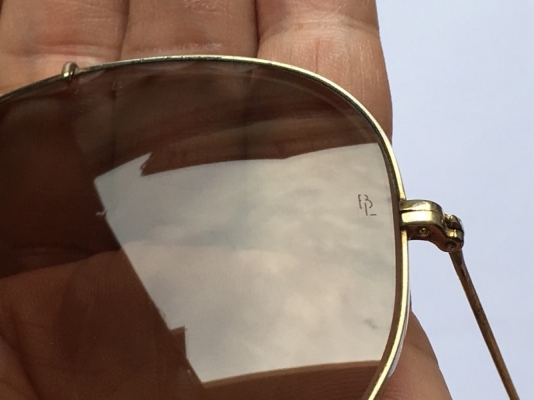 ขายแว่น Ray Ban outdoorsman usa. ออโต้สีชา ขนาด62mm.