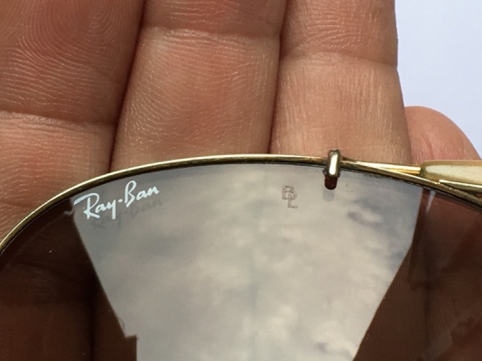 ขายแว่น Ray Ban outdoorsman usa. ออโต้สีชา ขนาด62mm.