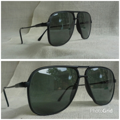 แว่นตาที่สุดแห่งนวัตกรรมฝรั่งเศส &#039;ราชสีห์ดำ&#039;  Vintage SWANK handmade in France  บิ๊กไซซ์!