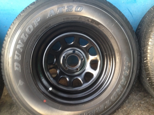 ขายล้อแม็ก16พร้อมยาง ล้อ8&quot;ออฟ-5 ยาง255/70