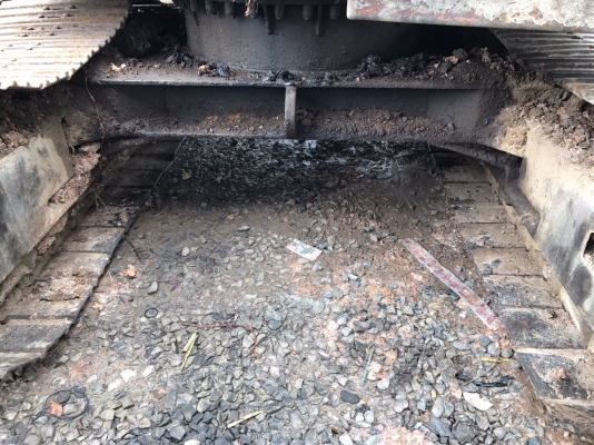 รถขุดSumitomo LS260ขนาดรุ่น120 ตัวเดินจักรยาน ทนทาน โซ่ แผ่น สวย..