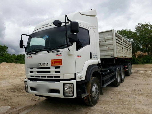 ขายดาวน์หัวลาก ISUZU MP1GXZ77NFTเครื่อง360แรงม้ากับหางSMM สวยๆสนใจโทร 081-970-1072