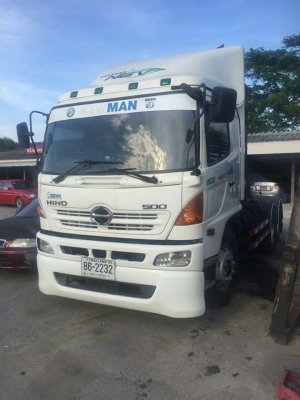 หัวลาก Hino เครื่อง 260 แรง ปี 52 CNG โรงงาน พร้อมใช้งาน