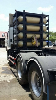 หัวลาก Hino เครื่อง 260 แรง ปี 52 CNG โรงงาน พร้อมใช้งาน