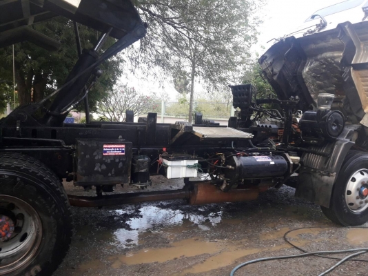 รถพ่วง Hino เครื่อง 320 แรง ปี 48 ลูก 2 เพลาปี 53 ทะเบียนพร้อม