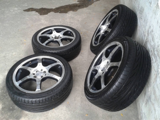 ขอบ17นิ้ว4รู100/114 พร้อมยาง ชุดนี้ ราคา 6400 บาท ขอบ17นิ้ว4รู100/114 พร้อมยาง ชุดนี้ ราคา 6400 บาท