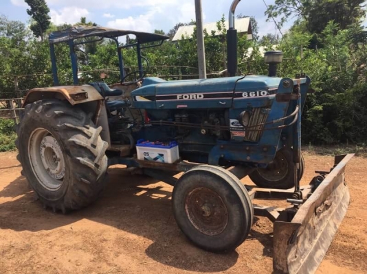 FORD 6600 ราคา 265,000 บาท เครื่อง T3 เกียร์ดี (ใบมีดหน้า -หาง 7 ) เอกสารเล่มทะเบียน รถอยู่ จ.ร้อยเอ