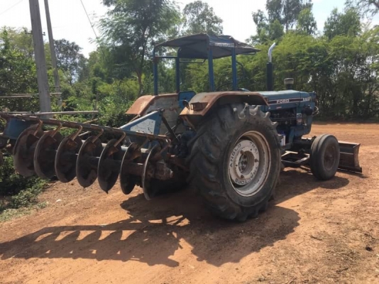 FORD 6600 ราคา 265,000 บาท เครื่อง T3 เกียร์ดี (ใบมีดหน้า -หาง 7 ) เอกสารเล่มทะเบียน รถอยู่ จ.ร้อยเอ