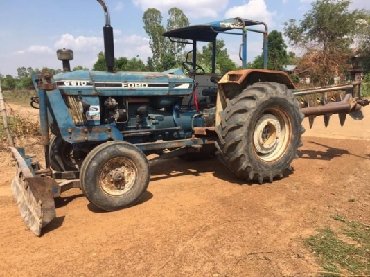 FORD 6600 ราคา 265,000 บาท เครื่อง T3 เกียร์ดี (ใบมีดหน้า -หาง 7 ) เอกสารเล่มทะเบียน รถอยู่ จ.ร้อยเอ