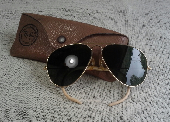 แว่นตาอเมริกันวินเทจ ยุค &#039;60s  แม่ทัพใหญ่ &#039;แมคอาร์เธอร์&#039;  Vintage B&amp;L RAY-BAN USA  ตัวแท้!  จริงใจ-ำไม่จิงโจ้!