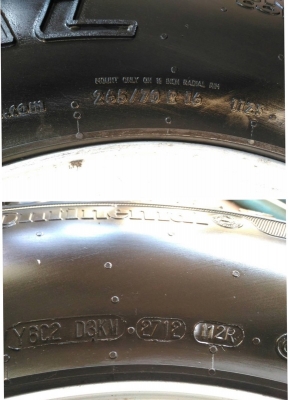 ขายล้อเล็บเหยี่ยวแท้ ISUZU 4 WD พร้อมยาง AT