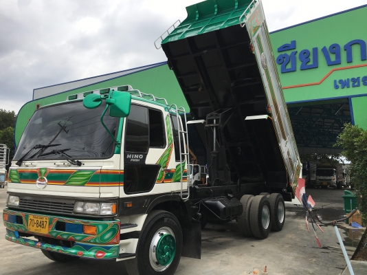 10ล้อ Hino FM3H 195แรง  ปี36รถสวยพร้อมใช้งาน เอกสารพร้อมโอน