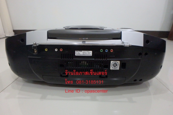 ลดราคา-เครื่องเสียงวิทยุ เทป ดีวีดี แบบพกพาหูหิ้ว Polytron รุ่น GD715 มือสอง สภาพใหม่ มีรีโมท