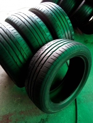 225/50R17   BRIDGESTONE POTENZA S001A รันแฟลต made in POLAND ชุด 4 เส้น  tel.063-286-3551 , 081-427-3941
