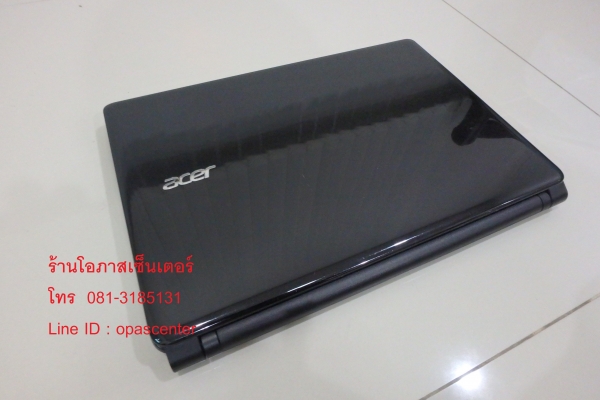 โน้ตบุ๊ค Acer รุ่น E1-470PG Core i3-3217U จอสัมผัส Ram4G HDD500GB การ์ดจอ 720M สีดำ ที่ชาร์ท กระเป๋า