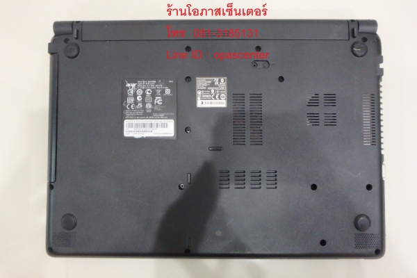 โน้ตบุ๊ค Acer รุ่น E1-470PG Core i3-3217U จอสัมผัส Ram4G HDD500GB การ์ดจอ 720M สีดำ ที่ชาร์ท กระเป๋า