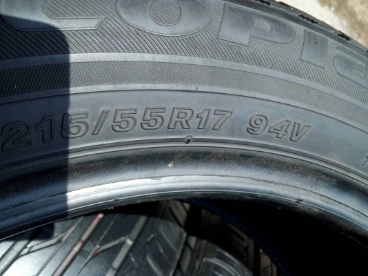 215/55R17 BRIDGESTONE ECOPIA P100A ปี13 ชุด 4 เส้น tel.063-286-3551 ,081-427-3941 215/55R17 BRIDGESTONE ECOPIA P100A ปี13 ชุด 4 เส้น tel.063-286-3551 ,081-427-3941