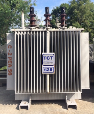 ขายหม้อแปลงไฟฟ้า ขนาด 630 kva ยี่ห้อ TCT Hv 22,000V Lv 200V ปี 2013 สอบถามเพิ่มเติมที่ K.pipat 098-2641749