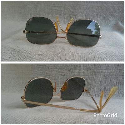 แว่นตาโกลด์ฟิลด์ฝรั่งเศส 18 K ยุค &#039;60s  Vintage ANNIE Alma handmade in France