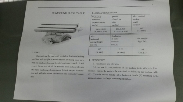โต๊ะมิลลิ่ง ใข้ร่วมกับแท่นสว่าน เพื่องานกัดชิ้นงาน งานเจาะที่ต้องการความแม่นยำสูง โต๊ะมิลลิ่ง ใข้ร่วมกับแท่นสว่าน เพื่องานกัดชิ้นงาน งานเจาะที่ต้องการความแม่นยำสูง