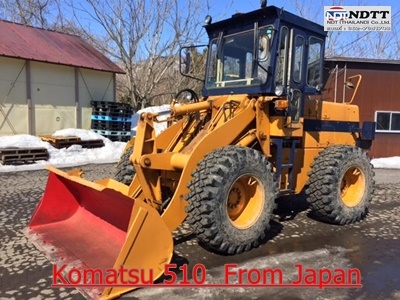 ขายถูกๆ รถตัก Komatsu 510 นำเข้าจากญี่ปุ่นแท้ๆ ไม่เคยใช้ในไทย 100\%