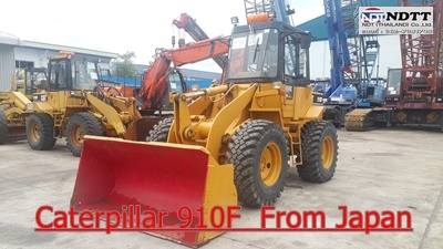 ขาย รถตัก CAT 910F (1.3คิว) นำเข้าจากญี่ปุ่น ไม่เคยใช้ในไทย สภาพสวยครับ