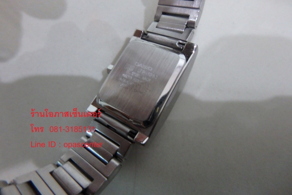 นาฬิกา Casio LTP-1283 หญิง เรือนเงิน สี่เหลี่ยม สภาพสวย เดินปกติ ส่งฟรี